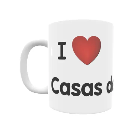 Taza - I ❤ Casas de Estepa Regalo original y funcional. Taza personalizada de tu localidad.