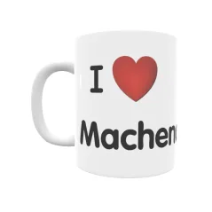 Taza - I ❤ Machena Regalo original y funcional. Taza personalizada de tu localidad.