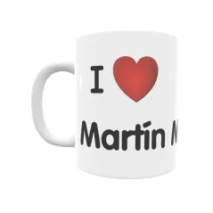 Taza - I ❤ Martín Malo Regalo original y funcional. Taza personalizada de tu localidad.