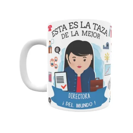 Taza personalizada con tu dedicatoria para LA mejor DIRECTORA