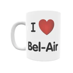 Taza - I ❤ Bel-Air Regalo original y funcional. Taza personalizada de tu localidad.