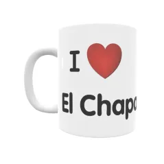 Taza - I ❤ El Chaparral Regalo original y funcional. Taza personalizada de tu localidad.