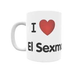 Taza - I ❤ El Sexmo Regalo original y funcional. Taza personalizada de tu localidad.