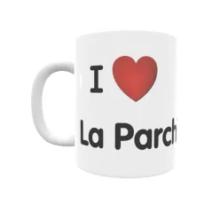 Taza - I ❤ La Parchite Regalo original y funcional. Taza personalizada de tu localidad.