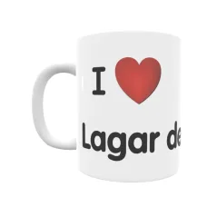 Taza - I ❤ Lagar de las Pitas Regalo original y funcional. Taza personalizada de tu localidad.