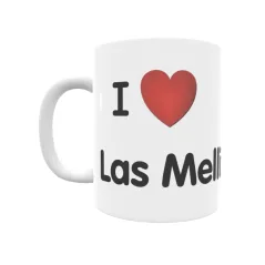 Taza - I ❤ Las Mellizas Regalo original y funcional. Taza personalizada de tu localidad.