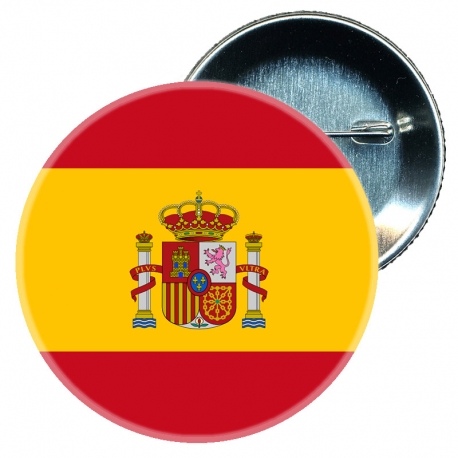 Chapa 58 mm Bandera España ES