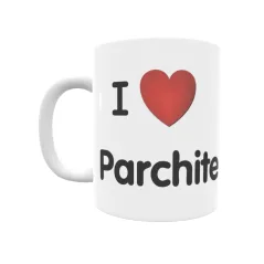 Taza - I ❤ Parchite Regalo original y funcional. Taza personalizada de tu localidad.