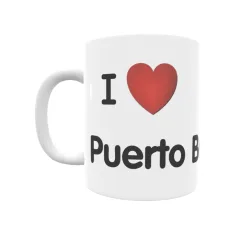 Taza - I ❤ Puerto Banús Regalo original y funcional. Taza personalizada de tu localidad.