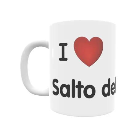 Taza - I ❤ Salto del Negro Regalo original y funcional. Taza personalizada de tu localidad.