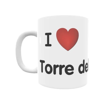 Taza - I ❤ Torre del Mar Regalo original y funcional. Taza personalizada de tu localidad.