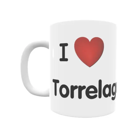 Taza - I ❤ Torrelaguna Regalo original y funcional. Taza personalizada de tu localidad.