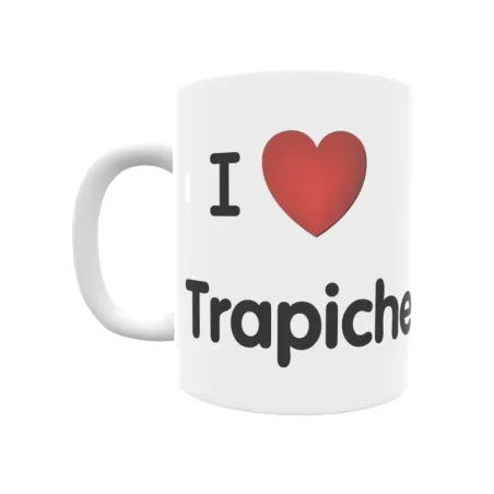 Taza - I ❤ Trapiche Regalo original y funcional. Taza personalizada de tu localidad.