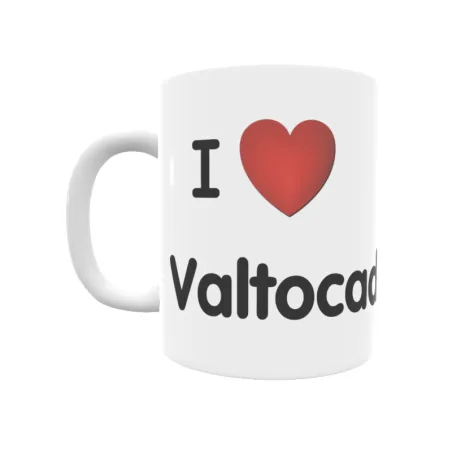 Taza - I ❤ Valtocado Regalo original y funcional. Taza personalizada de tu localidad.