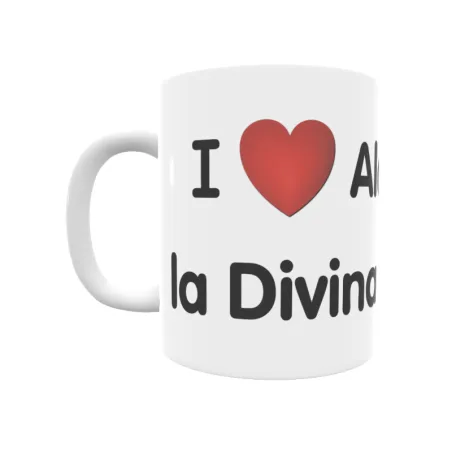 Taza - I ❤ Aldea de la Divina Pastora Regalo original y funcional. Taza personalizada de tu localidad.