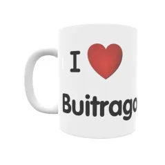 Taza - I ❤ Buitrago Regalo original y funcional. Taza personalizada de tu localidad.