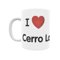 Taza - I ❤ Cerro La Salve Regalo original y funcional. Taza personalizada de tu localidad.