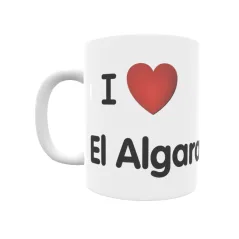 Taza - I ❤ El Algarabejo Regalo original y funcional. Taza personalizada de tu localidad.