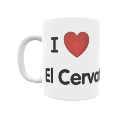 Taza - I ❤ El Cervatillo Regalo original y funcional. Taza personalizada de tu localidad.