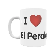 Taza - I ❤ El Peralejo Regalo original y funcional. Taza personalizada de tu localidad.