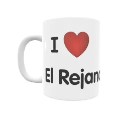 Taza - I ❤ El Rejano Regalo original y funcional. Taza personalizada de tu localidad.