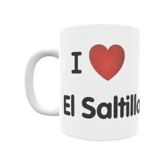 Taza - I ❤ El Saltillo Regalo original y funcional. Taza personalizada de tu localidad.