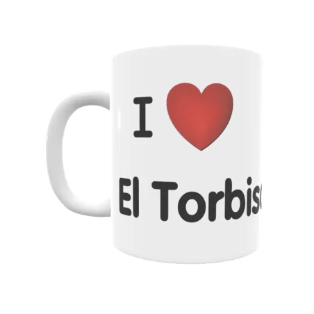 Taza - I ❤ El Torbiscal Regalo original y funcional. Taza personalizada de tu localidad.