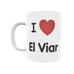 Taza - I ❤ El Viar Regalo original y funcional. Taza personalizada de tu localidad.