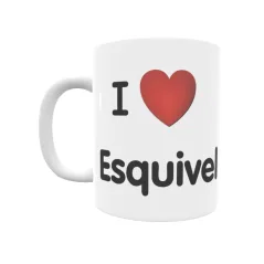 Taza - I ❤ Esquivel Regalo original y funcional. Taza personalizada de tu localidad.