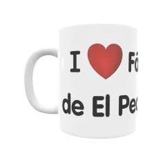 Taza - I ❤ Fábrica de El Pedroso Regalo original y funcional. Taza personalizada de tu localidad.