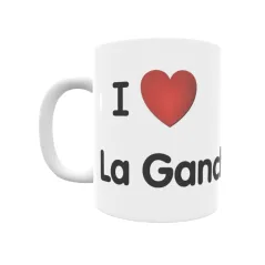 Taza - I ❤ La Ganchosa Regalo original y funcional. Taza personalizada de tu localidad.