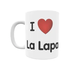 Taza - I ❤ La Lapa Regalo original y funcional. Taza personalizada de tu localidad.