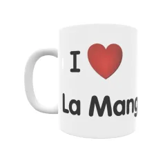 Taza - I ❤ La Manglana Regalo original y funcional. Taza personalizada de tu localidad.