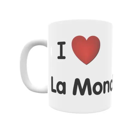 Taza - I ❤ La Monclova Regalo original y funcional. Taza personalizada de tu localidad.