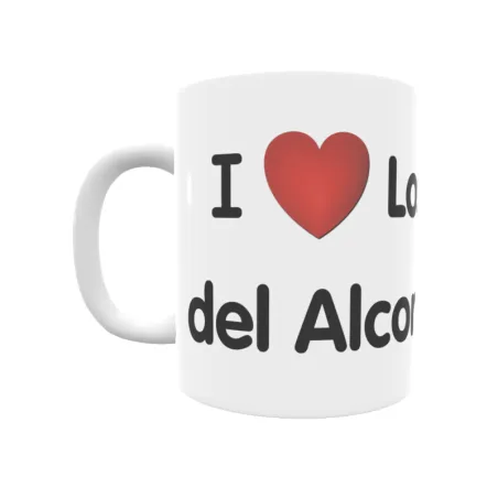 Taza - I ❤ Los Cortijos del Alcor Regalo original y funcional. Taza personalizada de tu localidad.