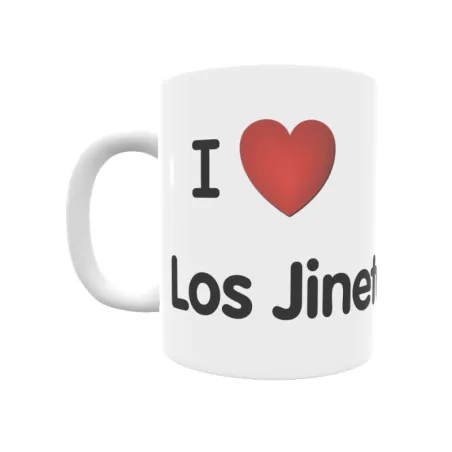 Taza - I ❤ Los Jinetes Regalo original y funcional. Taza personalizada de tu localidad.