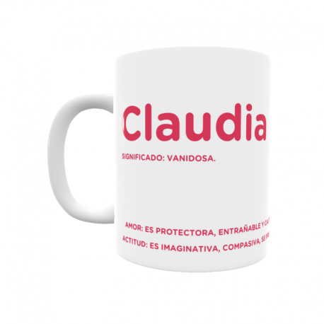 Taza - Claudia