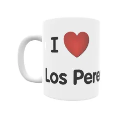 Taza - I ❤ Los Perenos Regalo original y funcional. Taza personalizada de tu localidad.