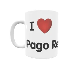 Taza - I ❤ Pago Redondo Regalo original y funcional. Taza personalizada de tu localidad.