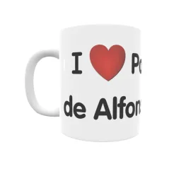 Taza - I ❤ Poblado de Alfonso XIII Regalo original y funcional. Taza personalizada de tu localidad.