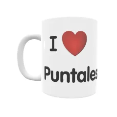 Taza - I ❤ Puntales Adriano Regalo original y funcional. Taza personalizada de tu localidad.