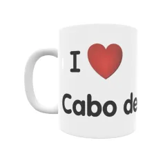 Taza - I ❤ Cabo de Gata Regalo original y funcional. Taza personalizada de tu localidad.