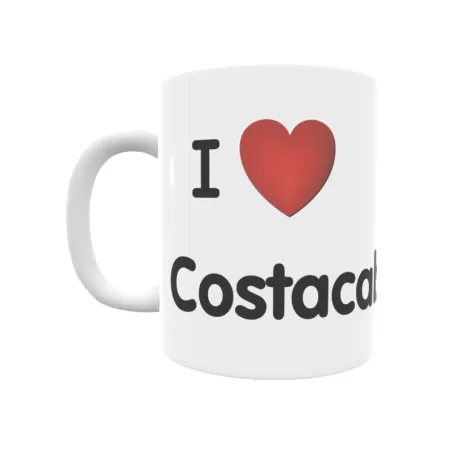 Taza - I ❤ Costacabana Regalo original y funcional. Taza personalizada de tu localidad.