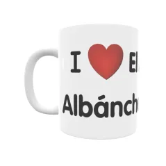 Taza - I ❤ El Arroyo Albánchez Regalo original y funcional. Taza personalizada de tu localidad.