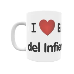 Taza - I ❤ El Barranco del Infierno Regalo original y funcional. Taza personalizada de tu localidad.