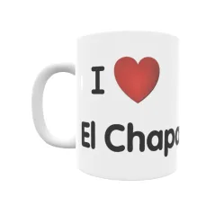 Taza - I ❤ El Chaparral Regalo original y funcional. Taza personalizada de tu localidad.