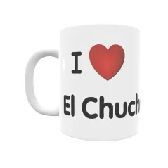 Taza - I ❤ El Chuche Regalo original y funcional. Taza personalizada de tu localidad.