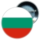 Chapa 58 mm Bandera Bulgaria