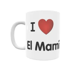 Taza - I ❤ El Mamí Regalo original y funcional. Taza personalizada de tu localidad.