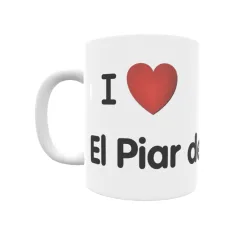 Taza - I ❤ El Piar de Abajo Regalo original y funcional. Taza personalizada de tu localidad.